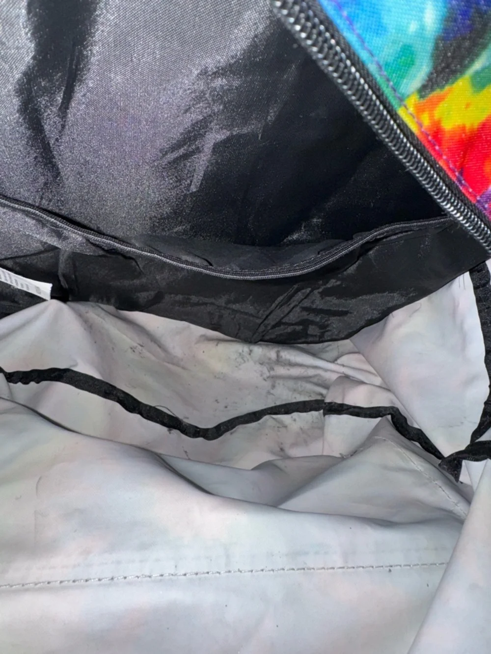 Dickies Rainbow Tie-Dye Backpack with Bright Swirls